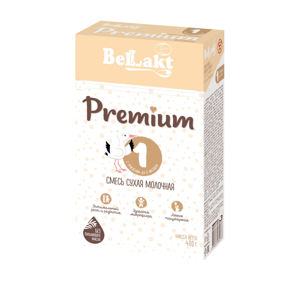 Смесь сухая молочная для питания детей раннего возраста "Bellakt Premium 1"
